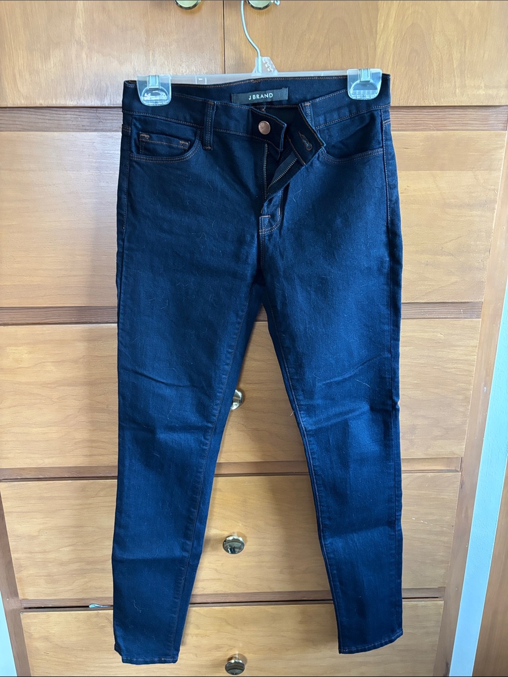 J Brand Skinny Jeans in Deep Black Indigo